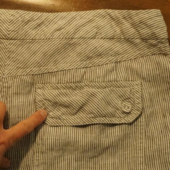 Chico's Women's Striped Linen Pants - Picture 5 of 10